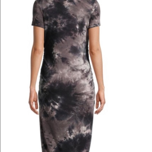 💜HostPick🎉 Maternity Time And Tru Side Ruched Dress - Picture 2 of 4